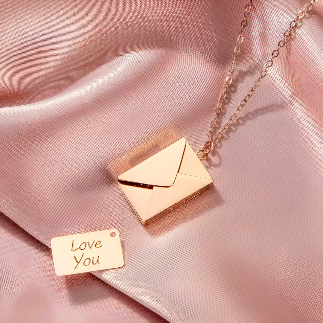 Personalisierbare Briefkette mit geheimer Nachricht - Volura