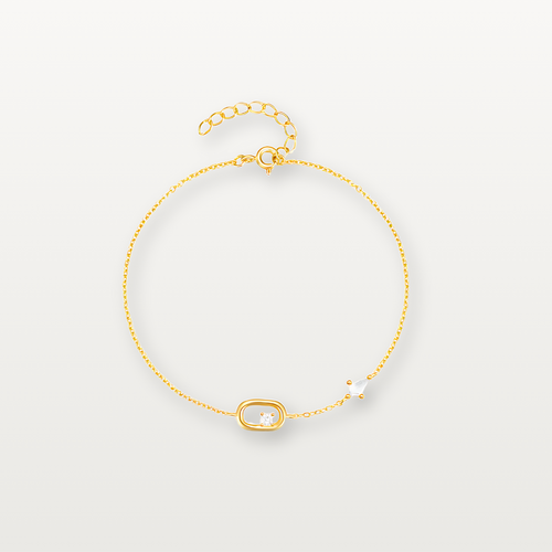 Ovalarmband mit Diamant-Akzenten - Volura