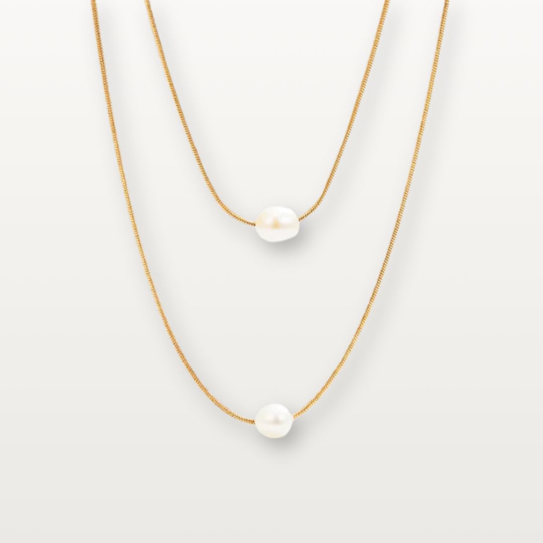 Mehrlagige Perlenkette - Volura