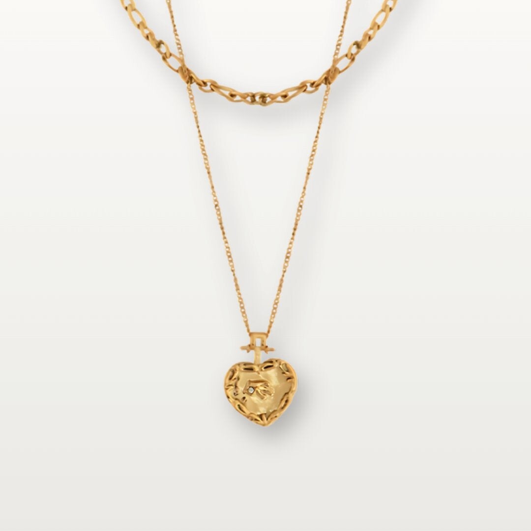 Doppellagige Herzkette - Volura