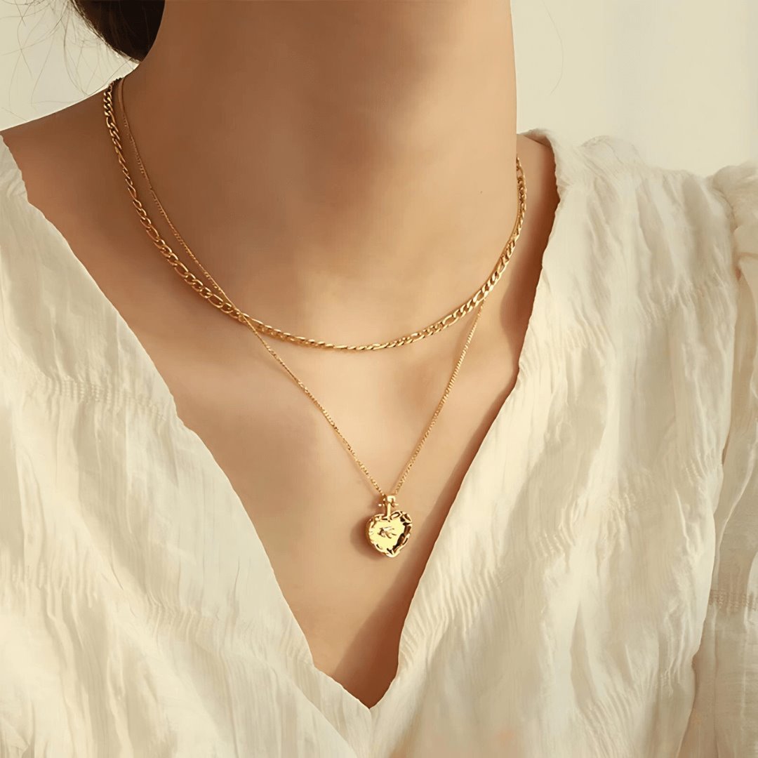 Doppellagige Herzkette - Volura