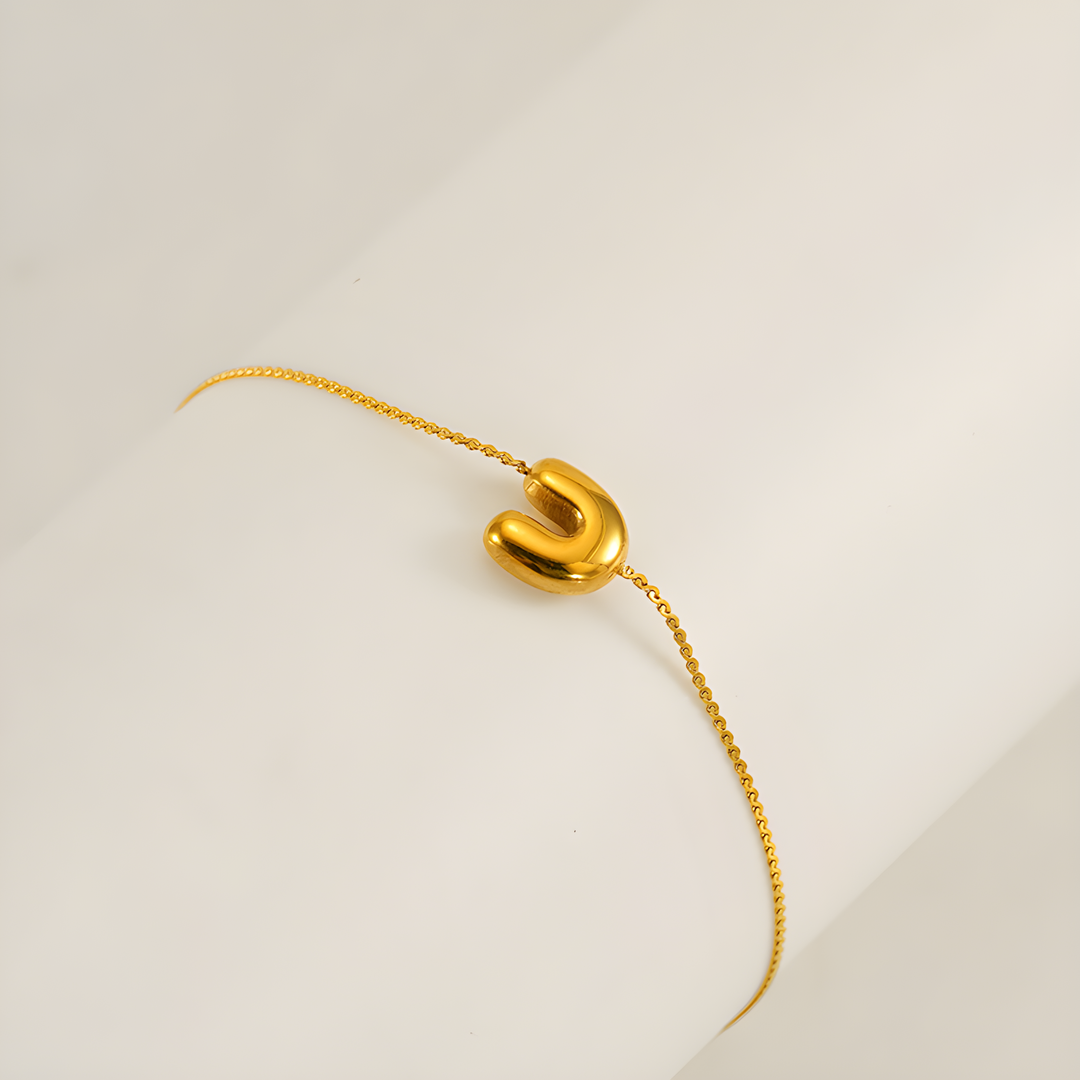 Bubble-Initialen Armband - Volura