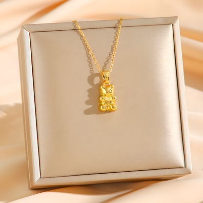 Teddybär Anhänger-Halskette - Volura