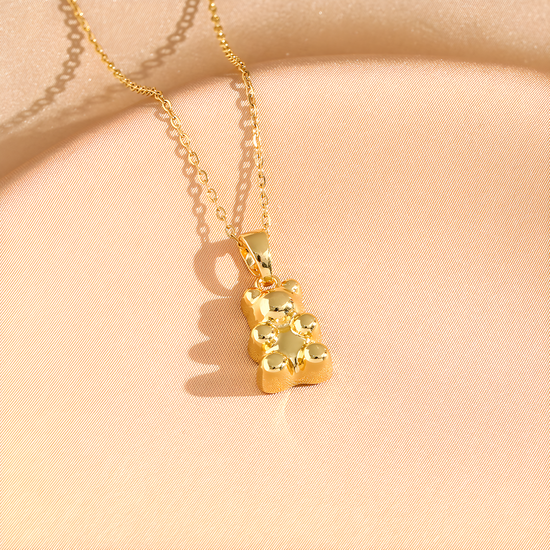 Teddybär Anhänger-Halskette - Volura