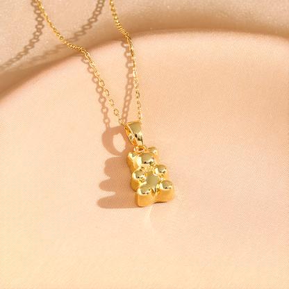 Teddybär Anhänger-Halskette - Volura