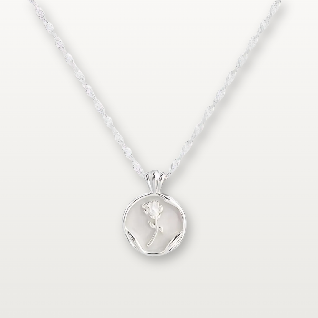 Halskette mit Vintage Blume - Volura