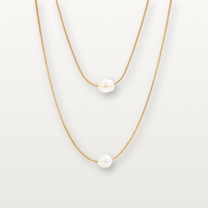 Mehrlagige Perlenkette - Volura