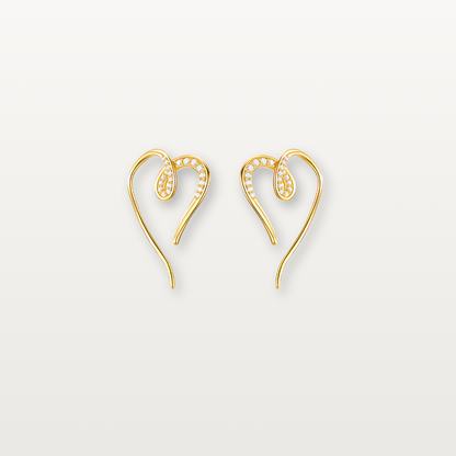 Herzschwung Ohrringe - Volura