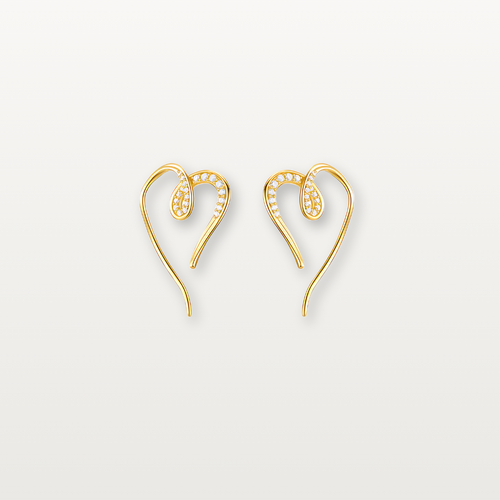 Herzschwung Ohrringe - Volura
