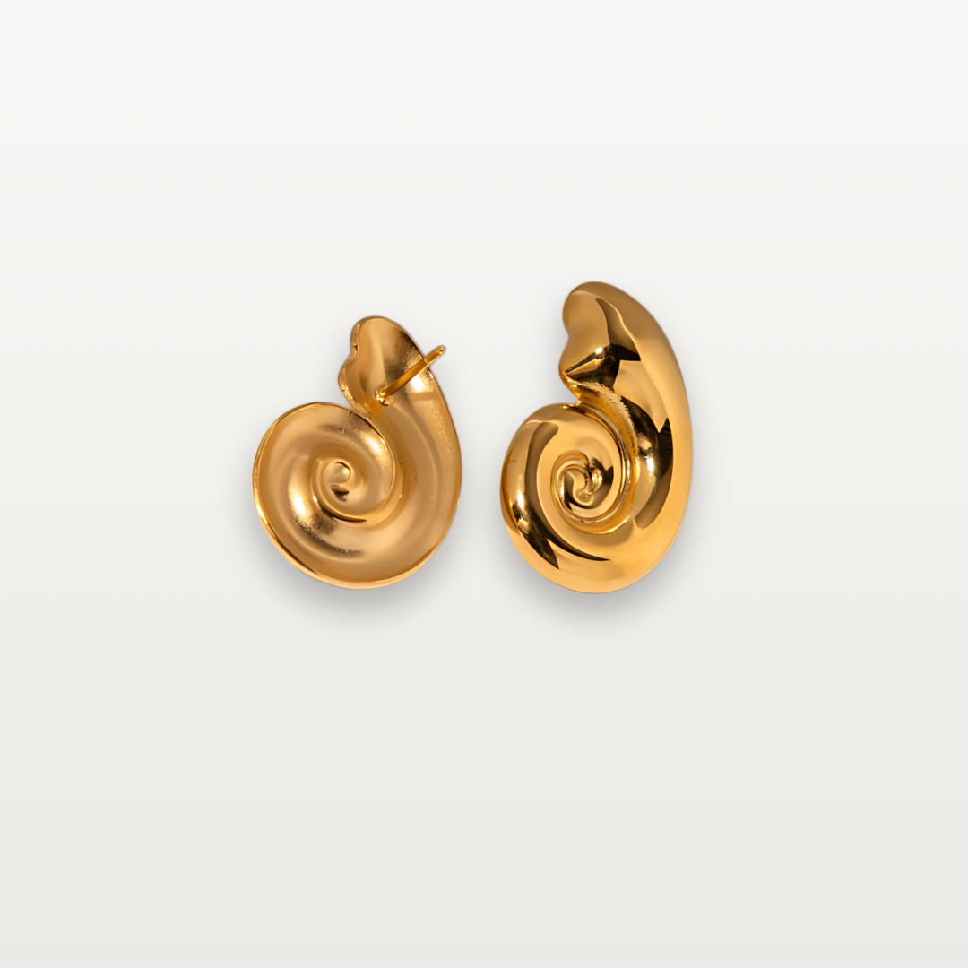 Spiral-Ohrringe in Schneckenform - Volura