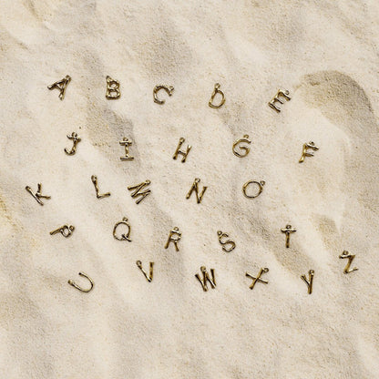 Beach-Kette mit Initialen-Anhänger - Volura